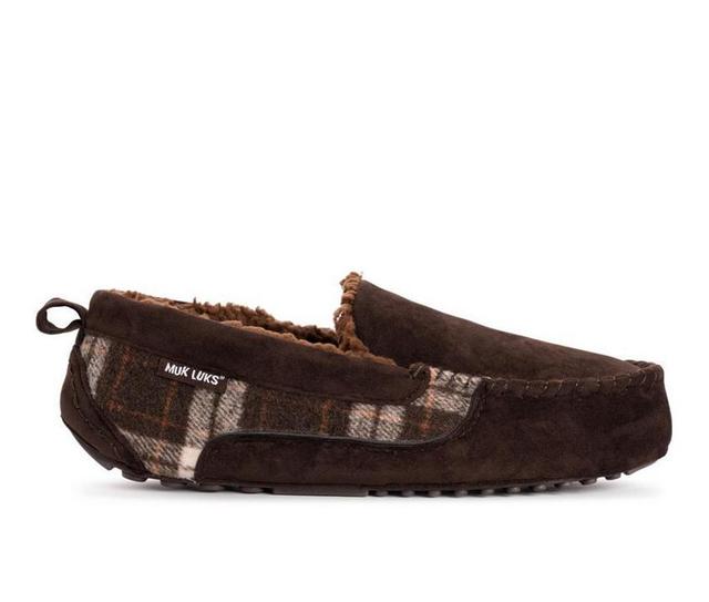 MUK LUKS Men's Emmett Moccasin Slippers Product Image