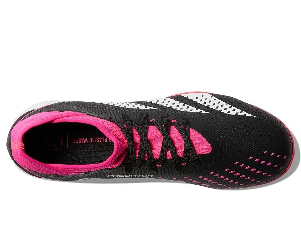 adidas Predator Accuracy.3 Turf White/Team Shock Pink) Shoes Product Image