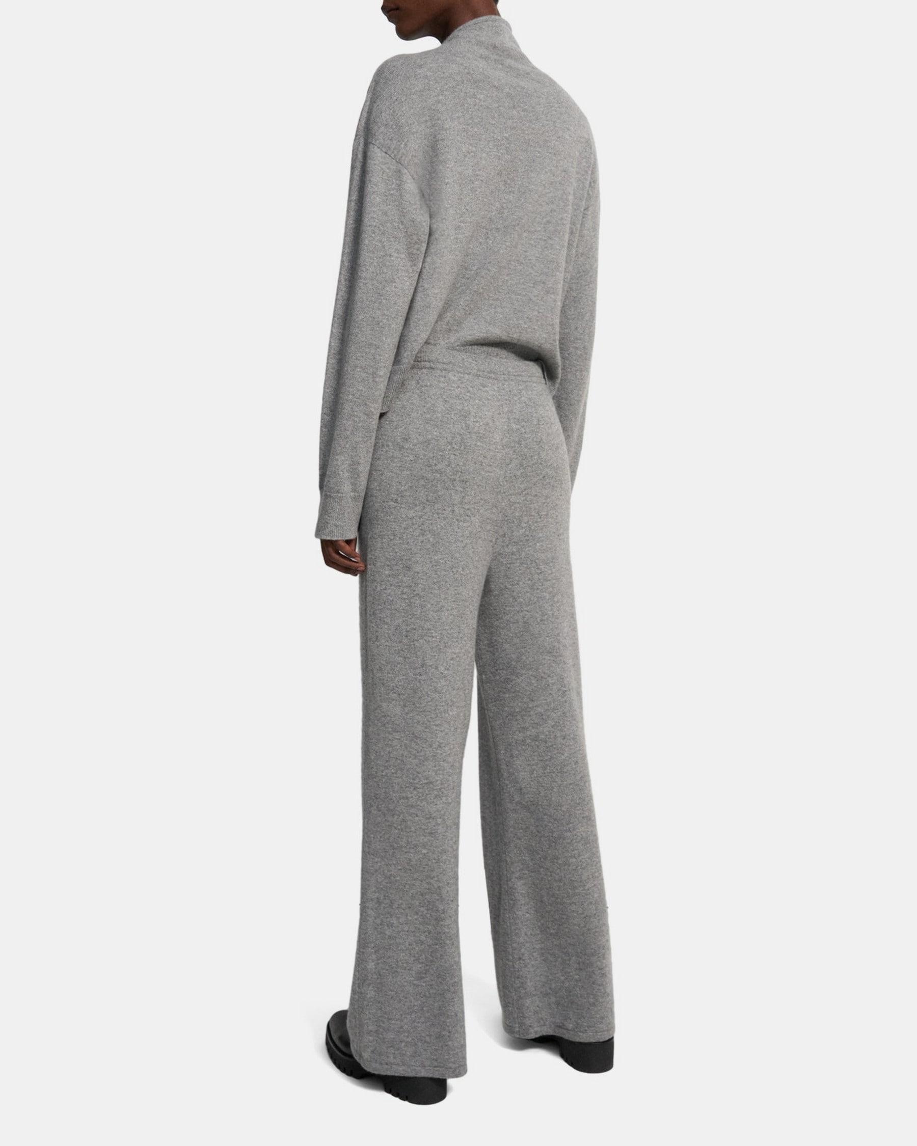 Flared Wide-Leg Pant in Cashmere Product Image