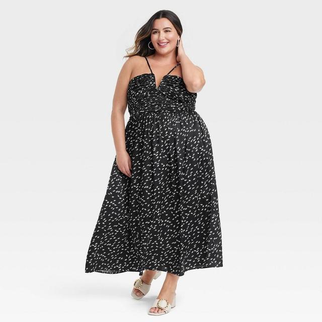 Womens Maxi Sundress - A New Day Floral 3X Product Image