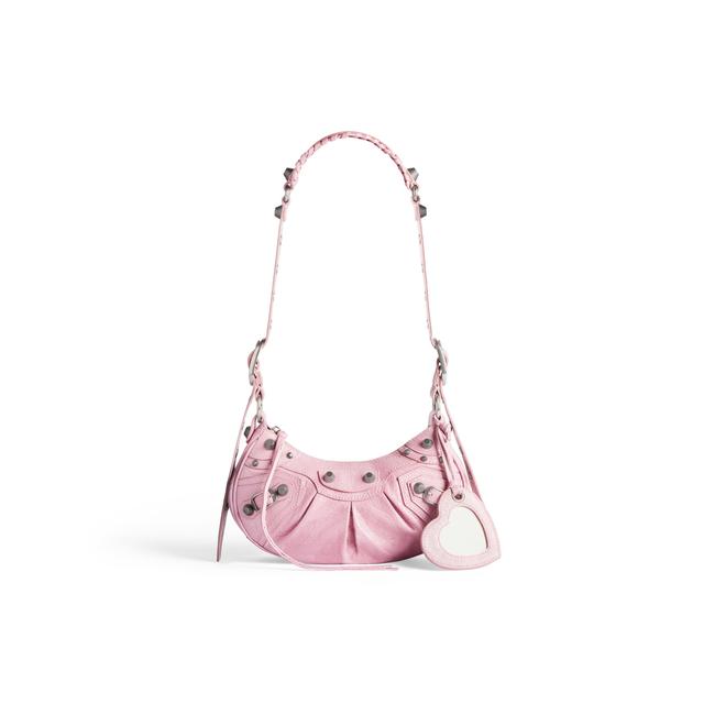 Women's Le Cagole Xs Shoulder Bag in Light Pink Product Image