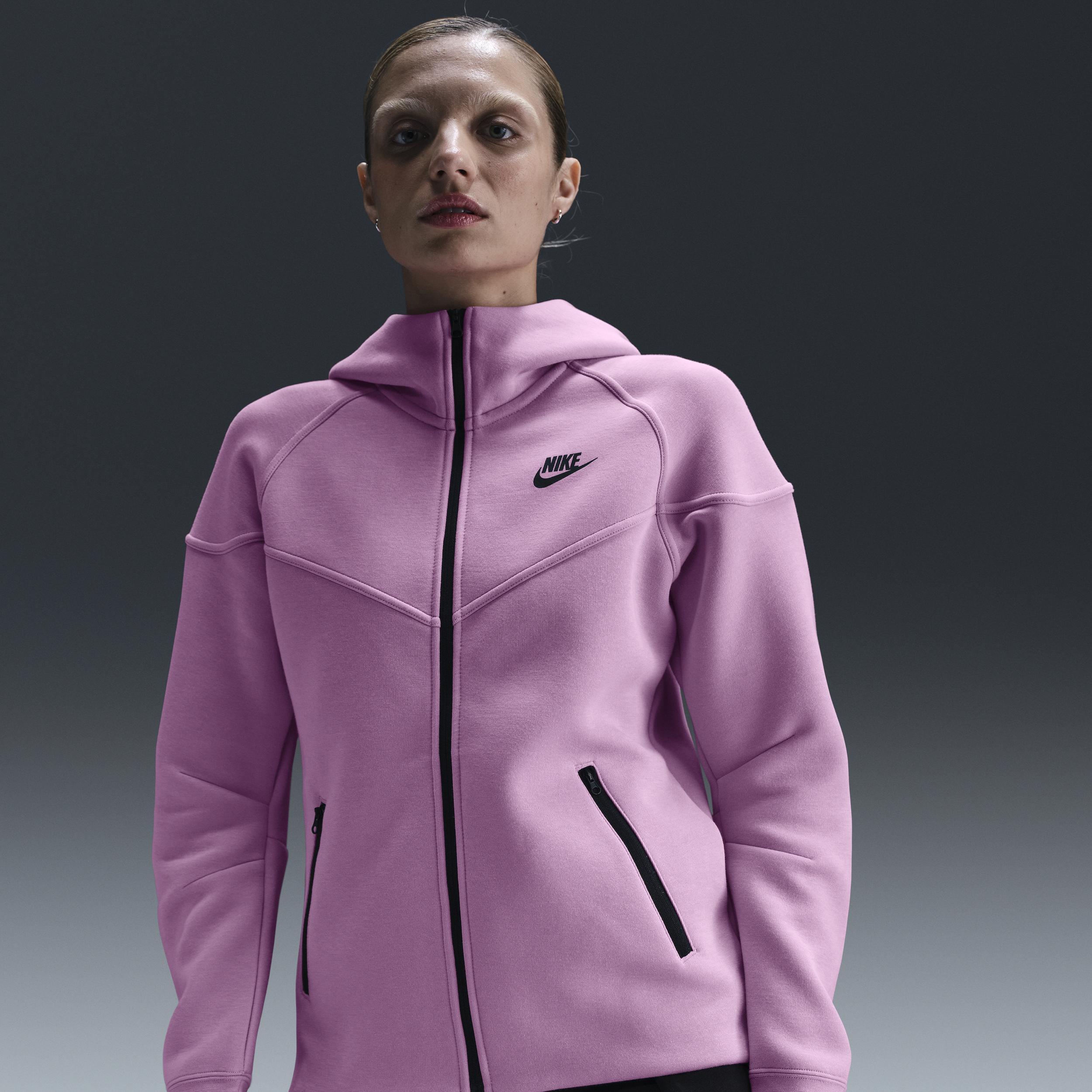 Nike Womens Sportswear Tech Fleece Windrunner Full-Zip Hoodie Product Image