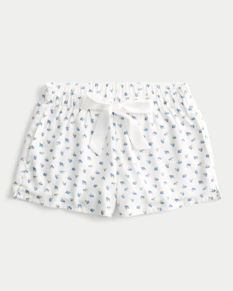 Flannel Tie Shorts Product Image