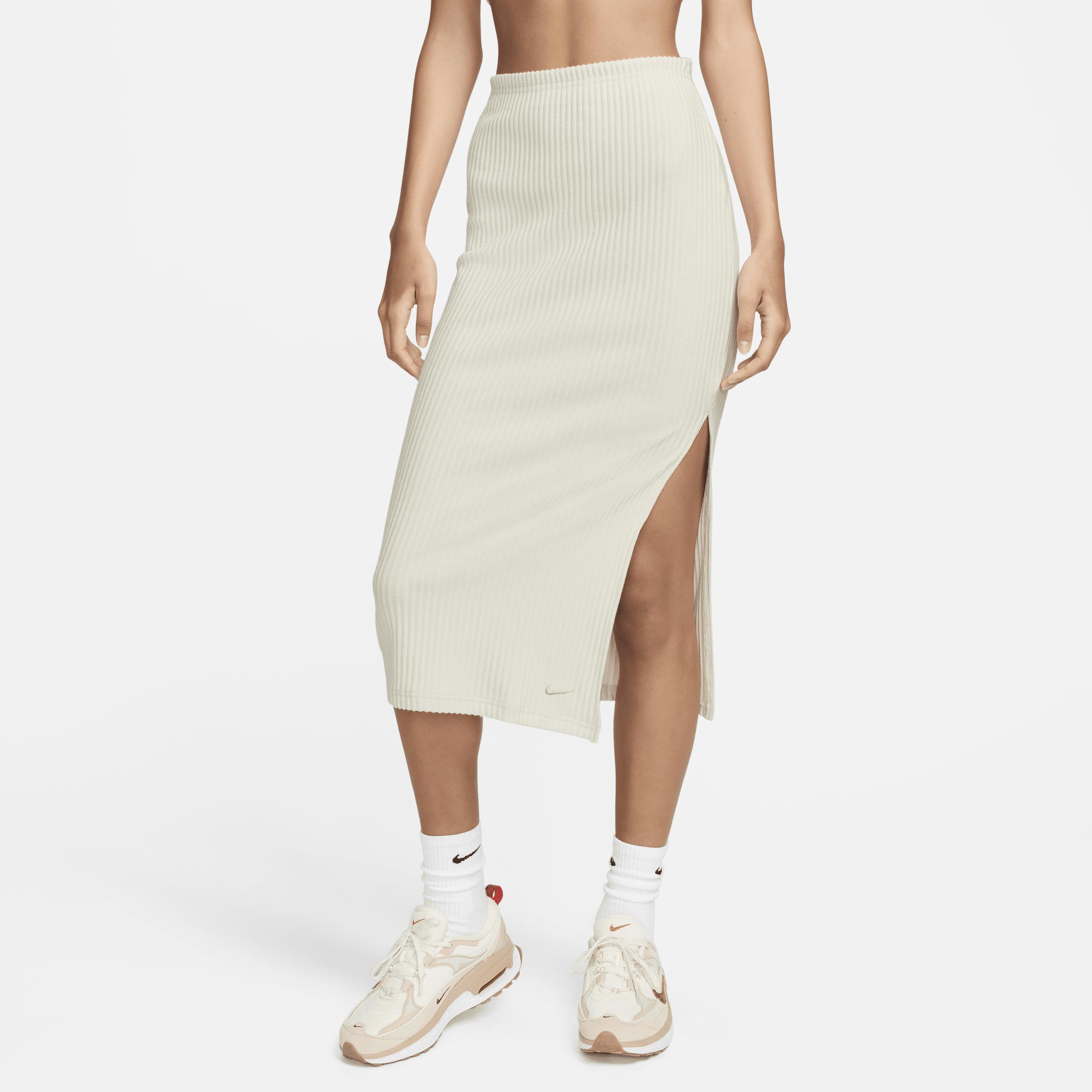 Womens Nike Sportswear Chill Rib Slim Midi Skirt Product Image