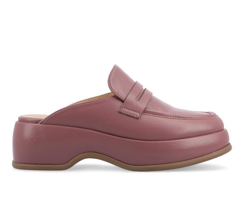 Women's Journee Collection Antonina Platform Loafer Mules Product Image