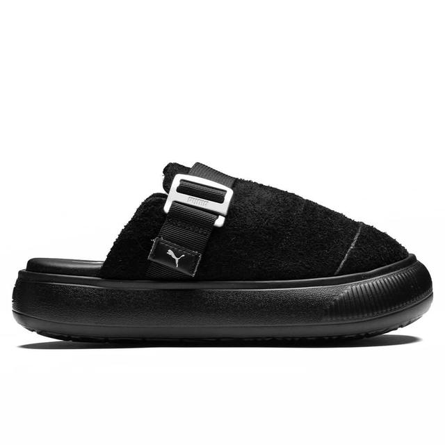 Women's Suede Mayu Mule - Black Female Product Image