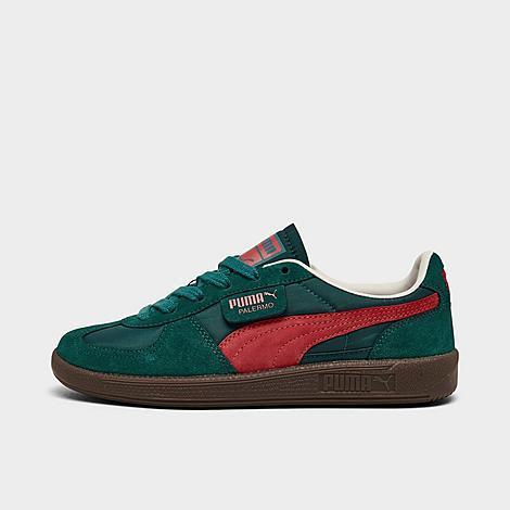 PUMA Womens PUMA Palermo Play Paris - Womens Shoes Green/Cherry Product Image