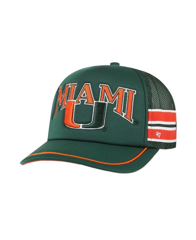 Mens 47 Miami Hurricanes Sideband Trucker Adjustable Hat Product Image