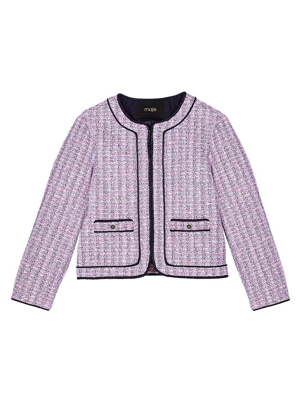 Womens Short Tweed Jacket Product Image