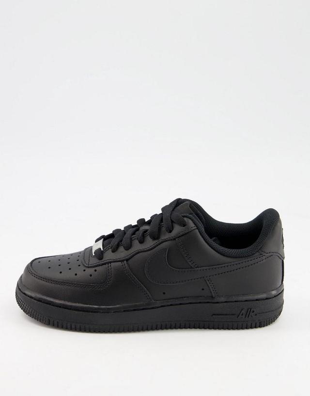 Nike Womens Nike Air Force 1 07 LE Low - Womens Basketball Shoes Black/Black Product Image