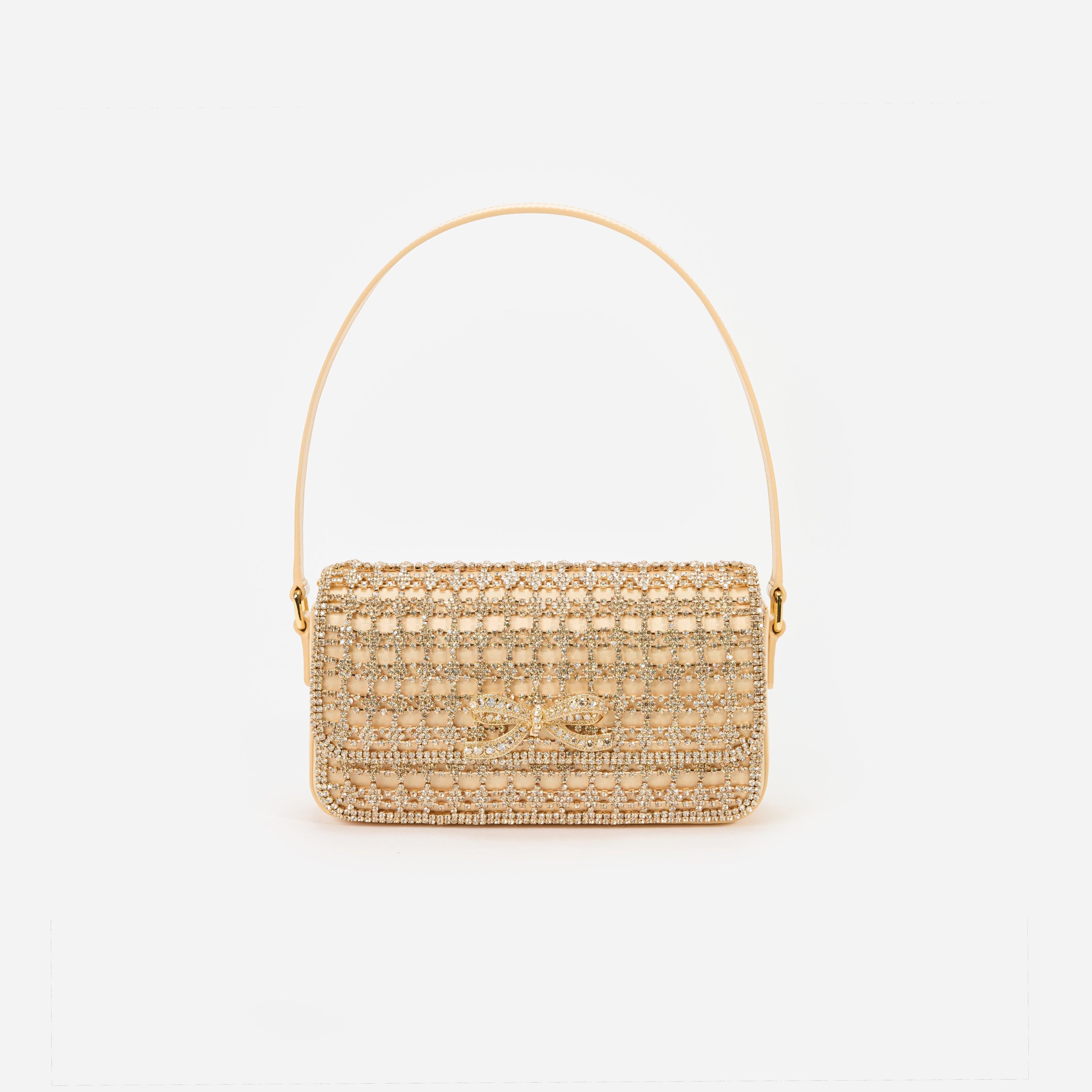 Gold Crystal Baguette Bag product image