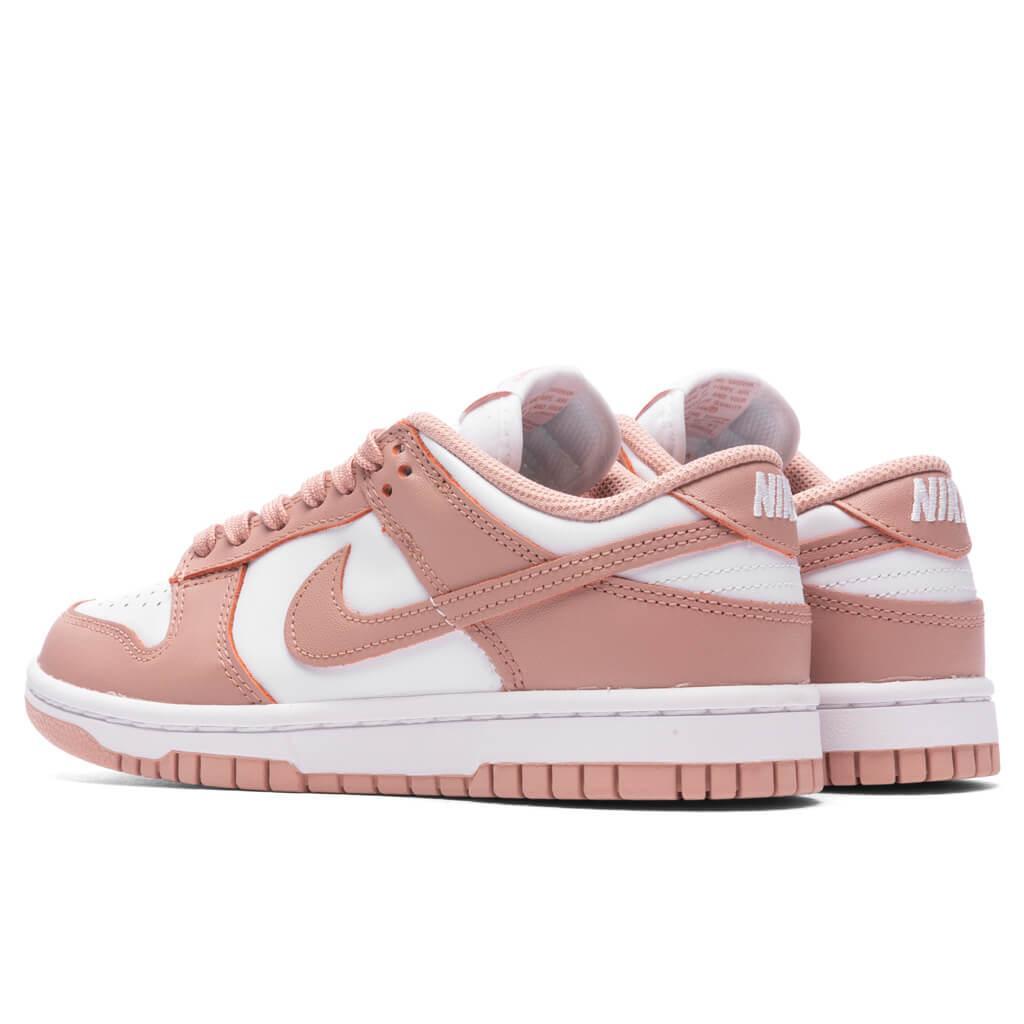 Women's Dunk Low - White/Rose Whisper Female Product Image