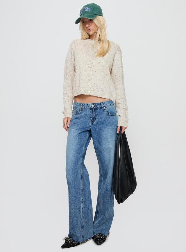 Sabryna Low Rise Jeans Blue Product Image