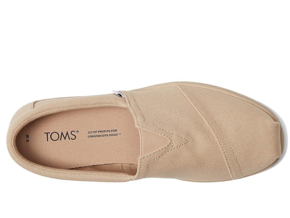 TOMS Alpargata Forward Espadrille (Oatmeal Recycled Cotton Canvas) Men's Shoes Product Image