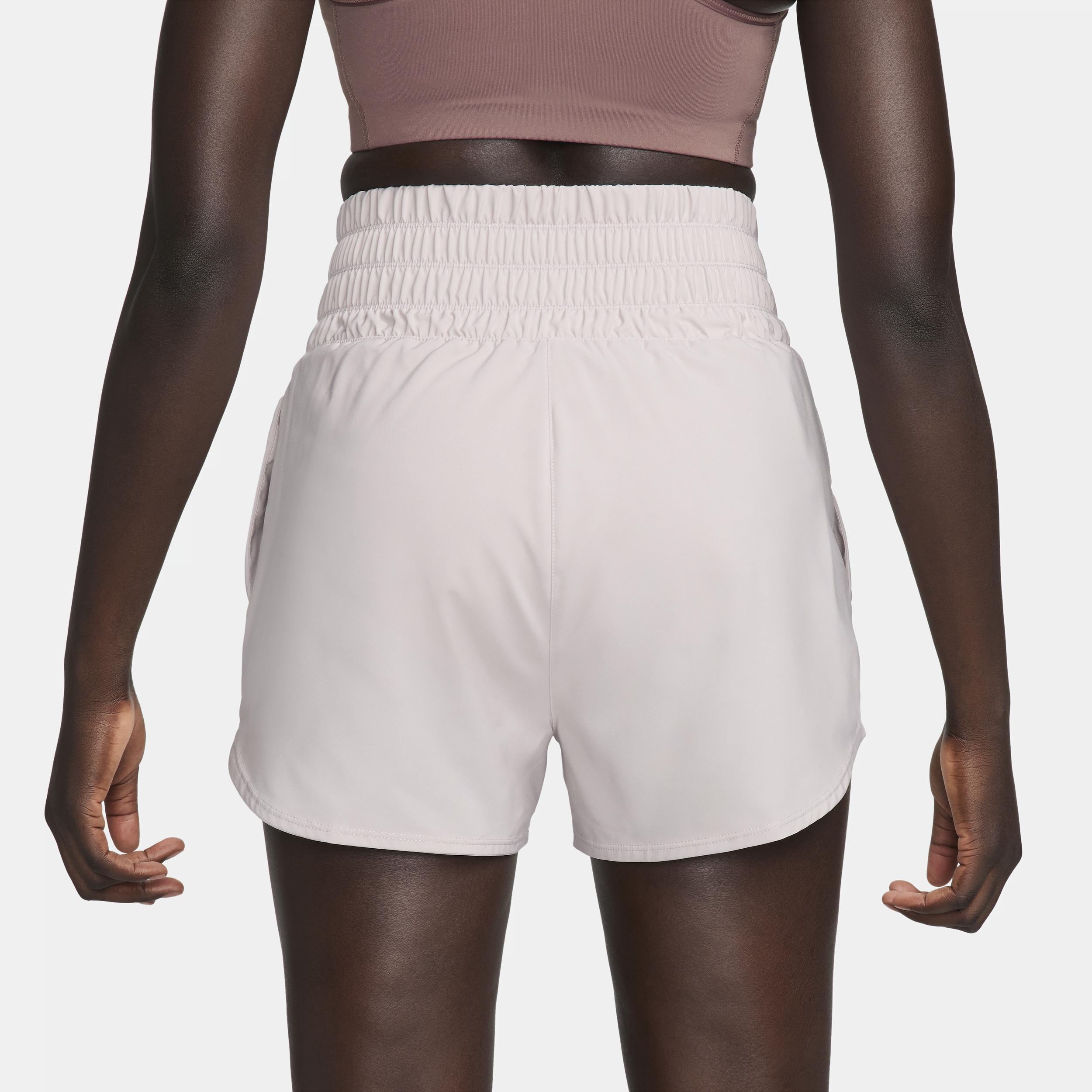 Nike Women's One Dri-FIT Ultra High-Waisted 3" Brief-Lined Shorts Product Image