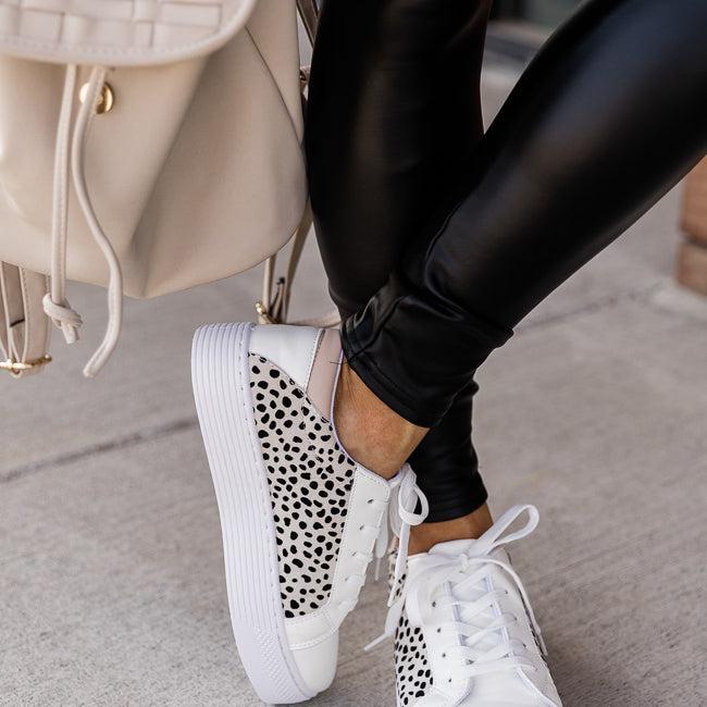 Marisa Leopard Print Sneakers FINAL SALE Product Image