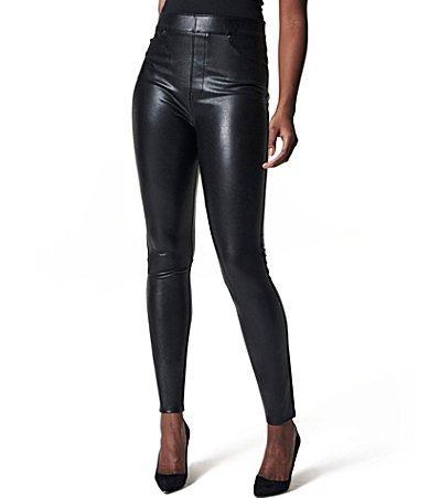 Spanx Leather-Like Fabrication Skinny Pants Product Image