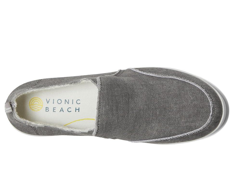 VIONIC Malibu Slip-On (Charcoal Denim) Women's Flat Shoes Product Image