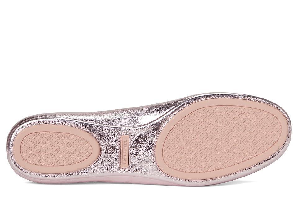 Tory Burch Minnie Travel Ballet with Pave Logo (Sparkle ) Women's Flat Shoes Product Image