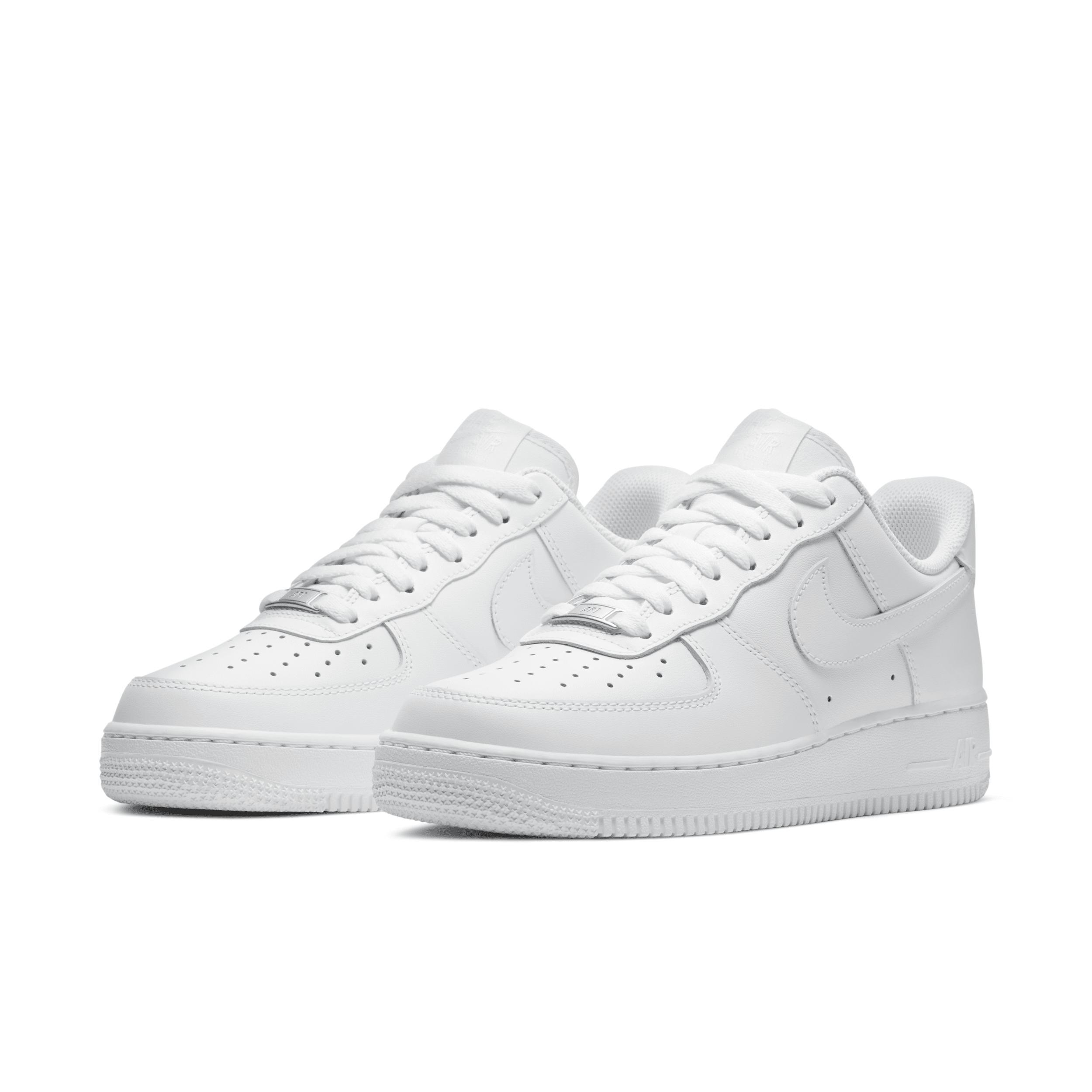 Nike Womens Air Force 1 '07 in White. - size 8.5 (also in 10, 10.5, 11, 12, 6, 6.5, 7, 7.5, 8, 9, 9.5) Product Image