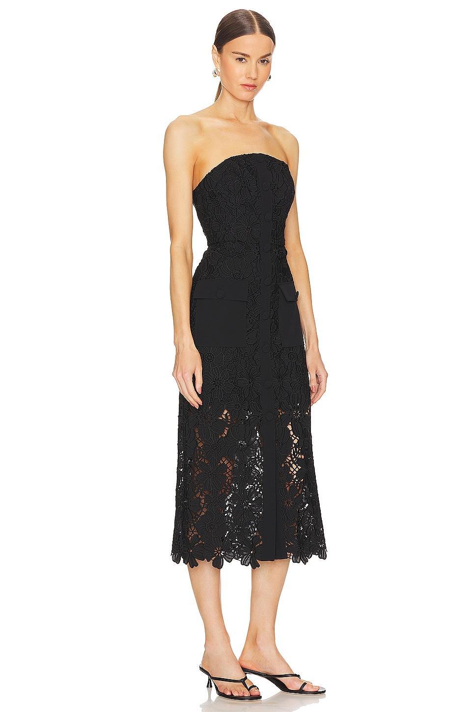 Adrienne Roja Midi Dress MILLY Product Image