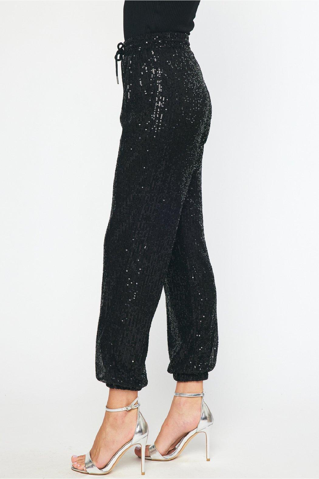 Sequin Joggers Product Image