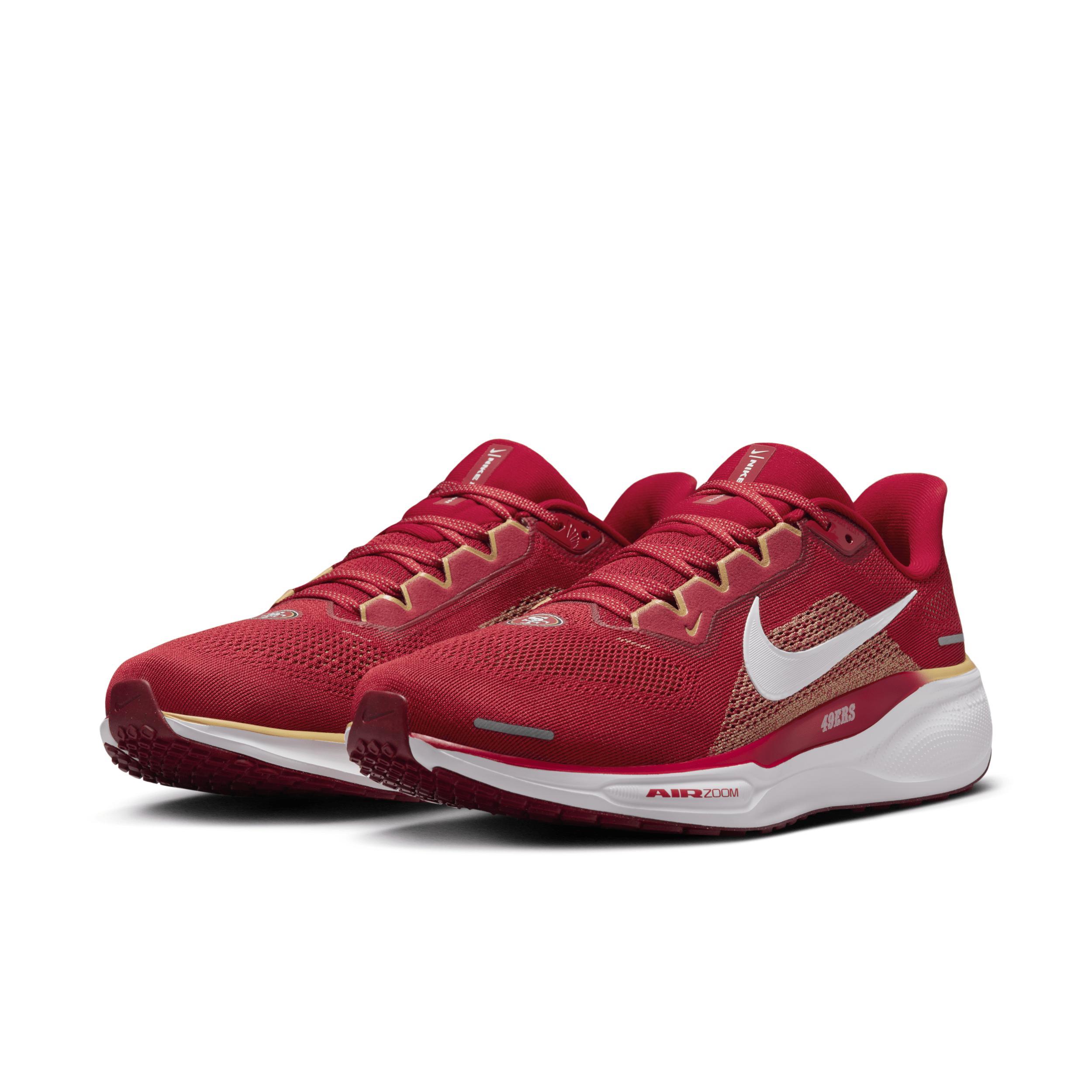 Nike Men's Pegasus 41 NFL San Francisco 49ers Road Running Shoes Product Image