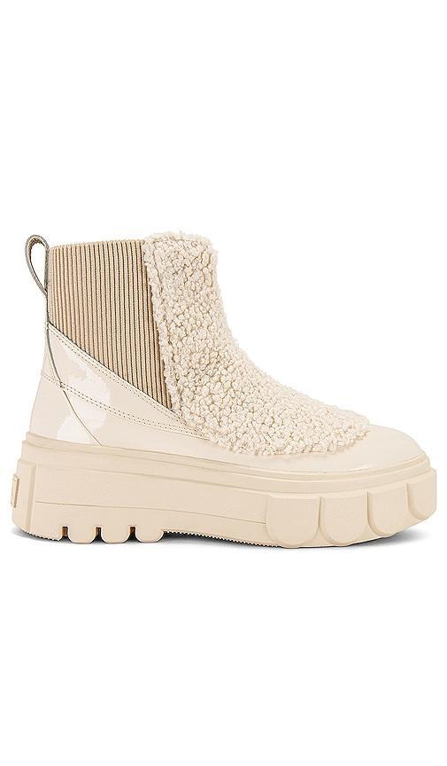 SOREL Caribou X Boot Chelsea Cozy (Bleached Ceramic/Oatmeal) Women's Boots Product Image