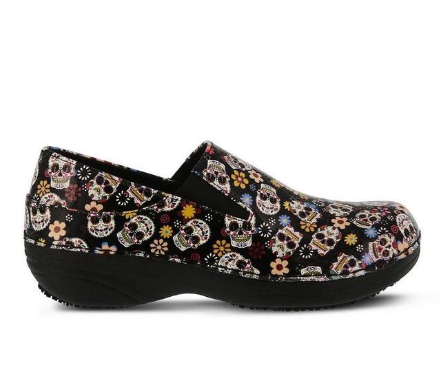 Women's SPRING STEP Ferrara Skulls Safety Shoes Product Image