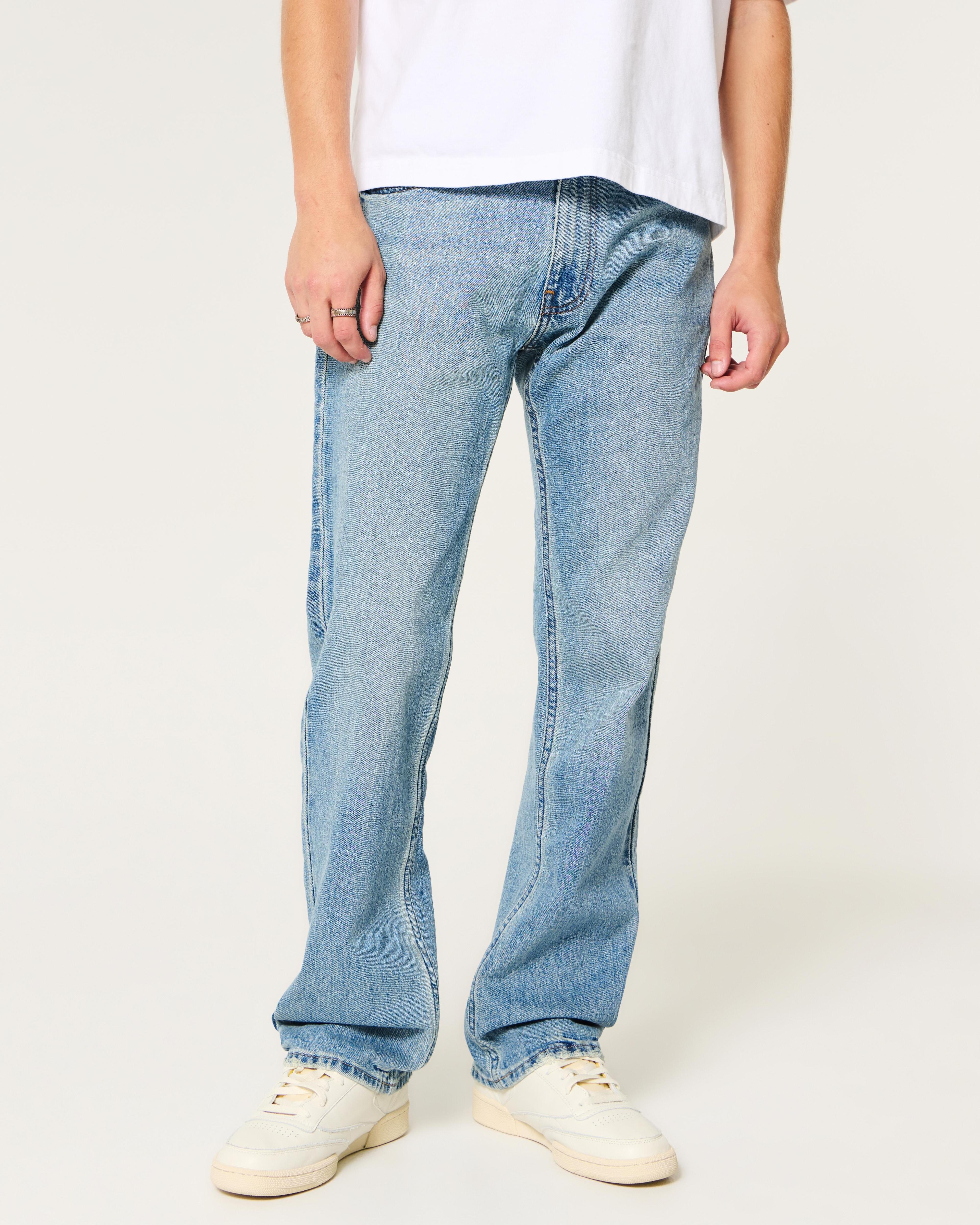 Medium Wash Straight Jeans Product Image