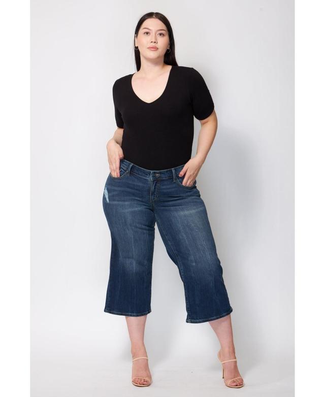 Womens Rosemary Mid-Rise Crop Jeans Product Image