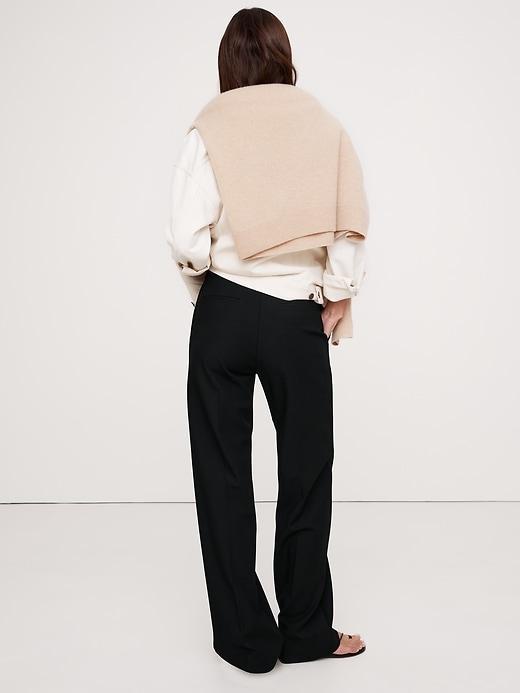 High-Rise Modern Straight Refined Pant Product Image