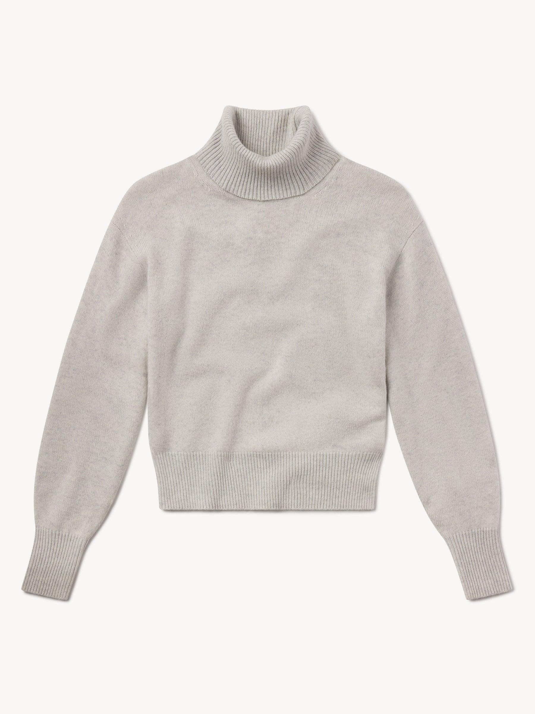 Steel Heather Idyllwild Cashmere Turtleneck Product Image