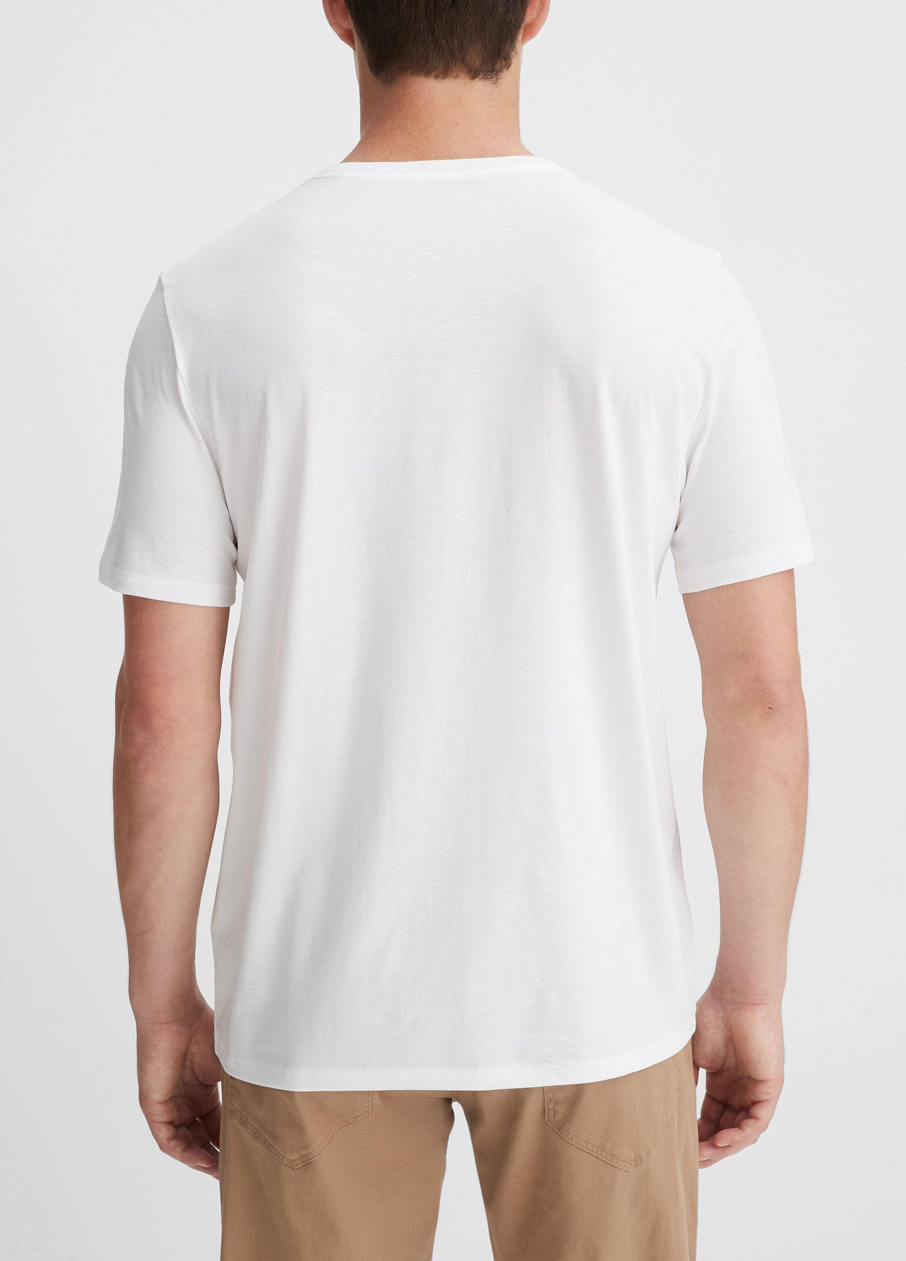 Pima Cotton Crew Neck T-Shirt Product Image