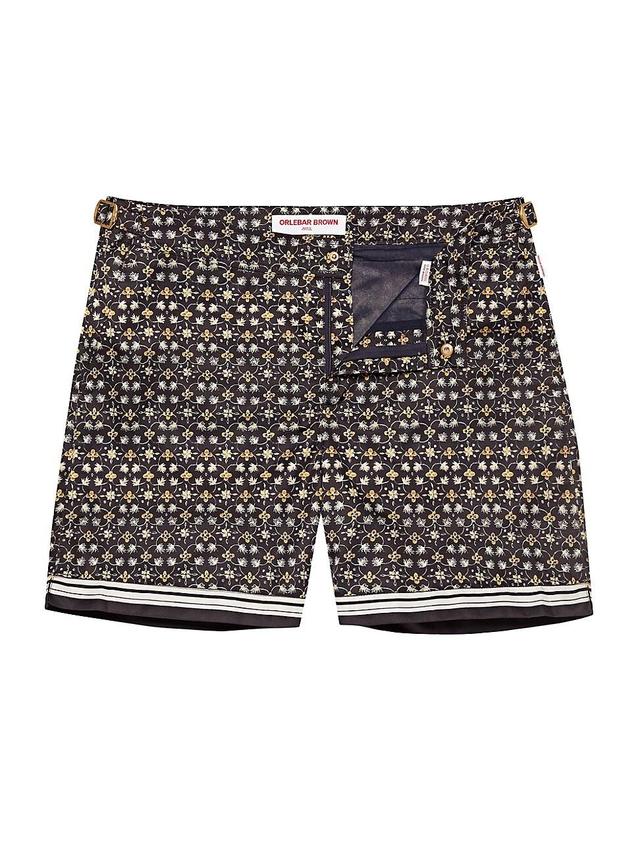 Mens Bulldog Floral Shorts Product Image