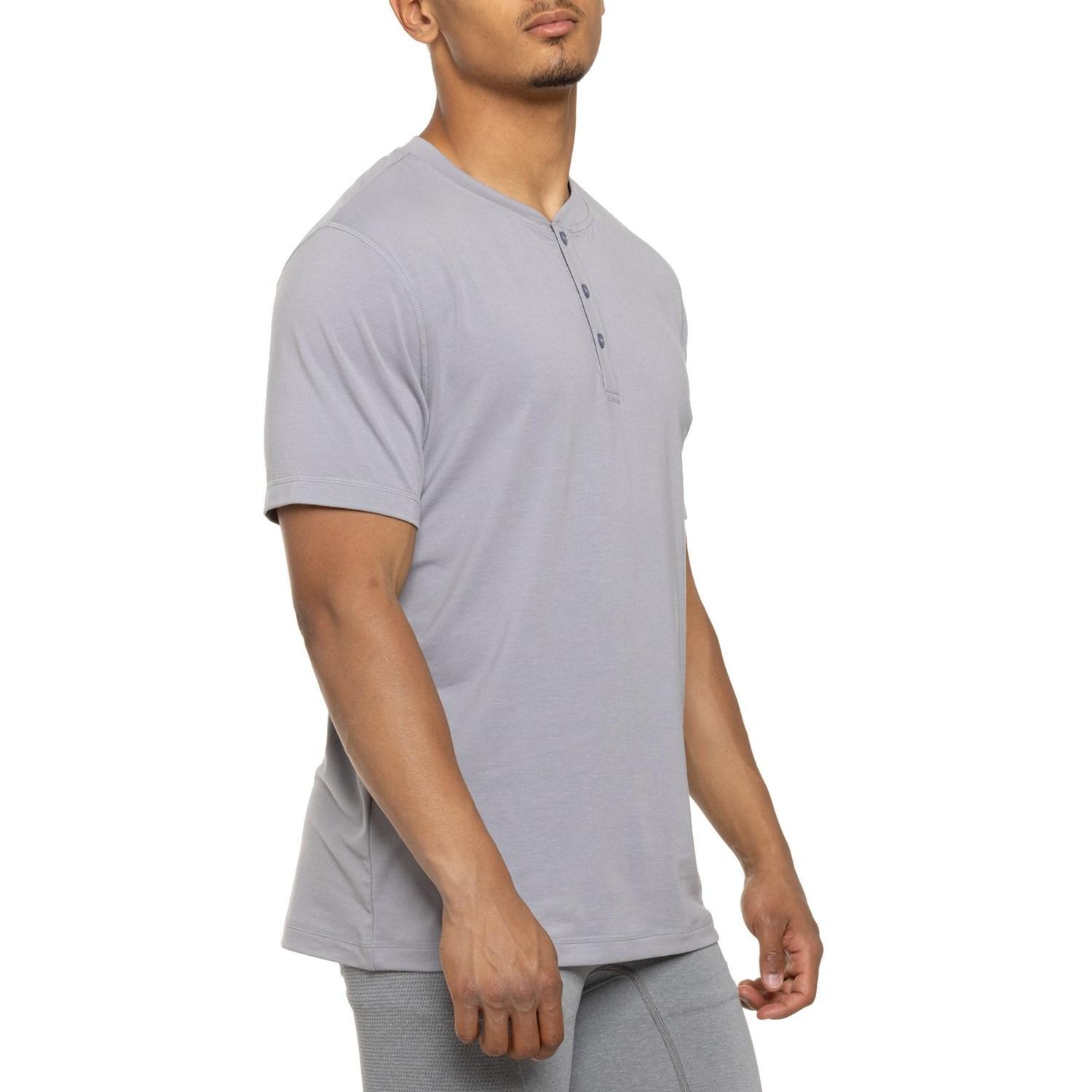 Gaiam Rejuvenate Henley Shirt - Short Sleeve Product Image