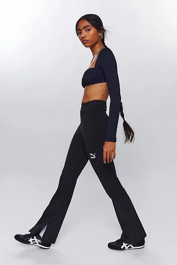 Puma Pintuck Flared Legging Pant Womens at Urban Outfitters Product Image