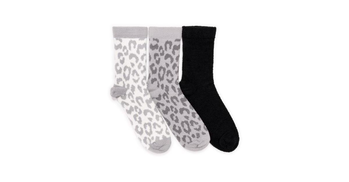 Muk Luks Womens 3 Pack Cozy Compression Crew Socks Product Image