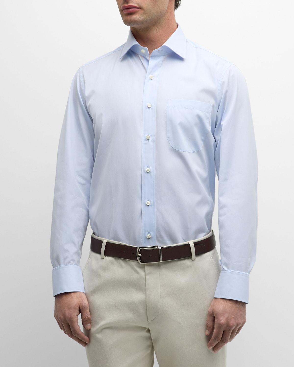 Mens Poplin Dress Shirt Product Image