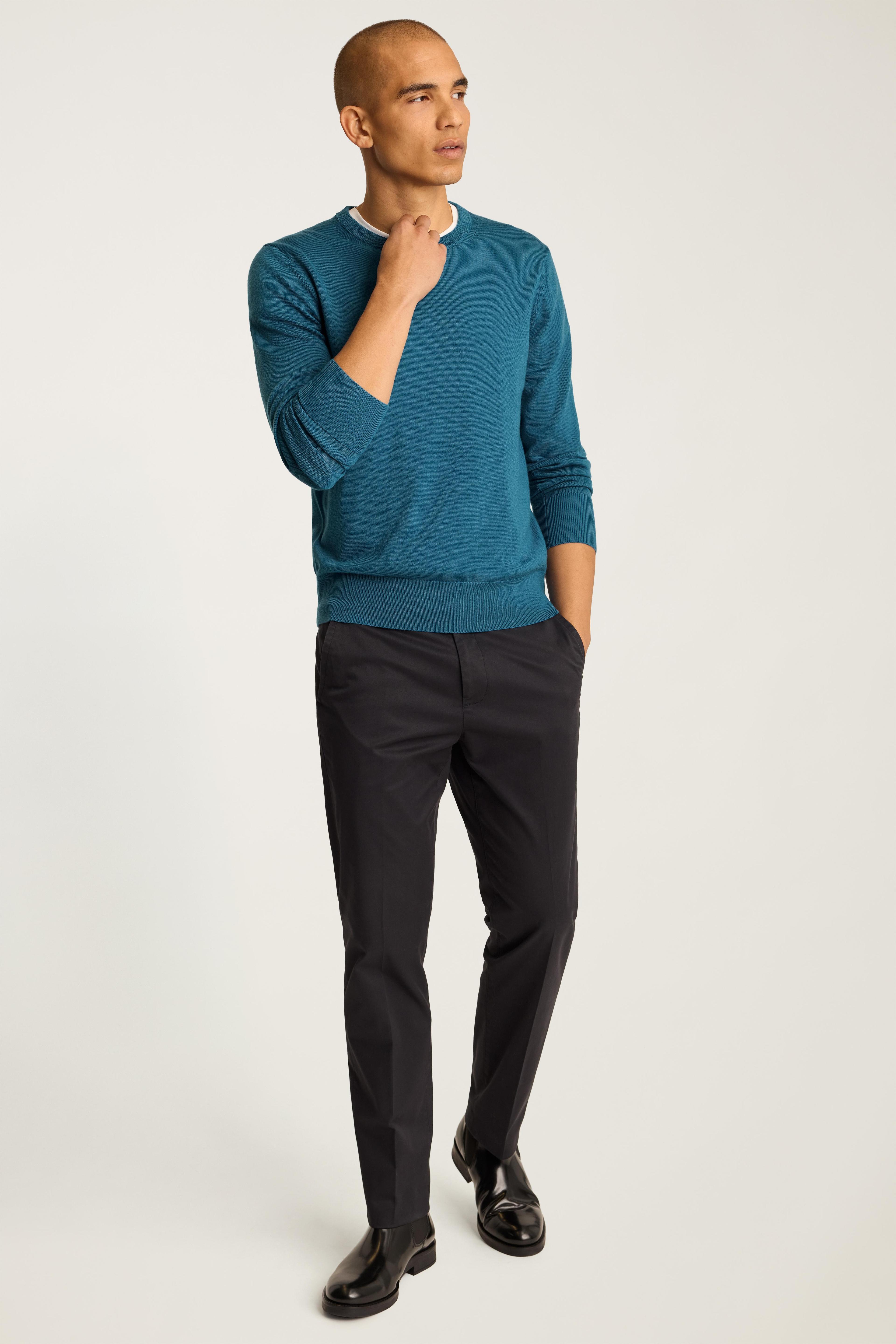 Washable Merino Crew Neck Sweater Product Image