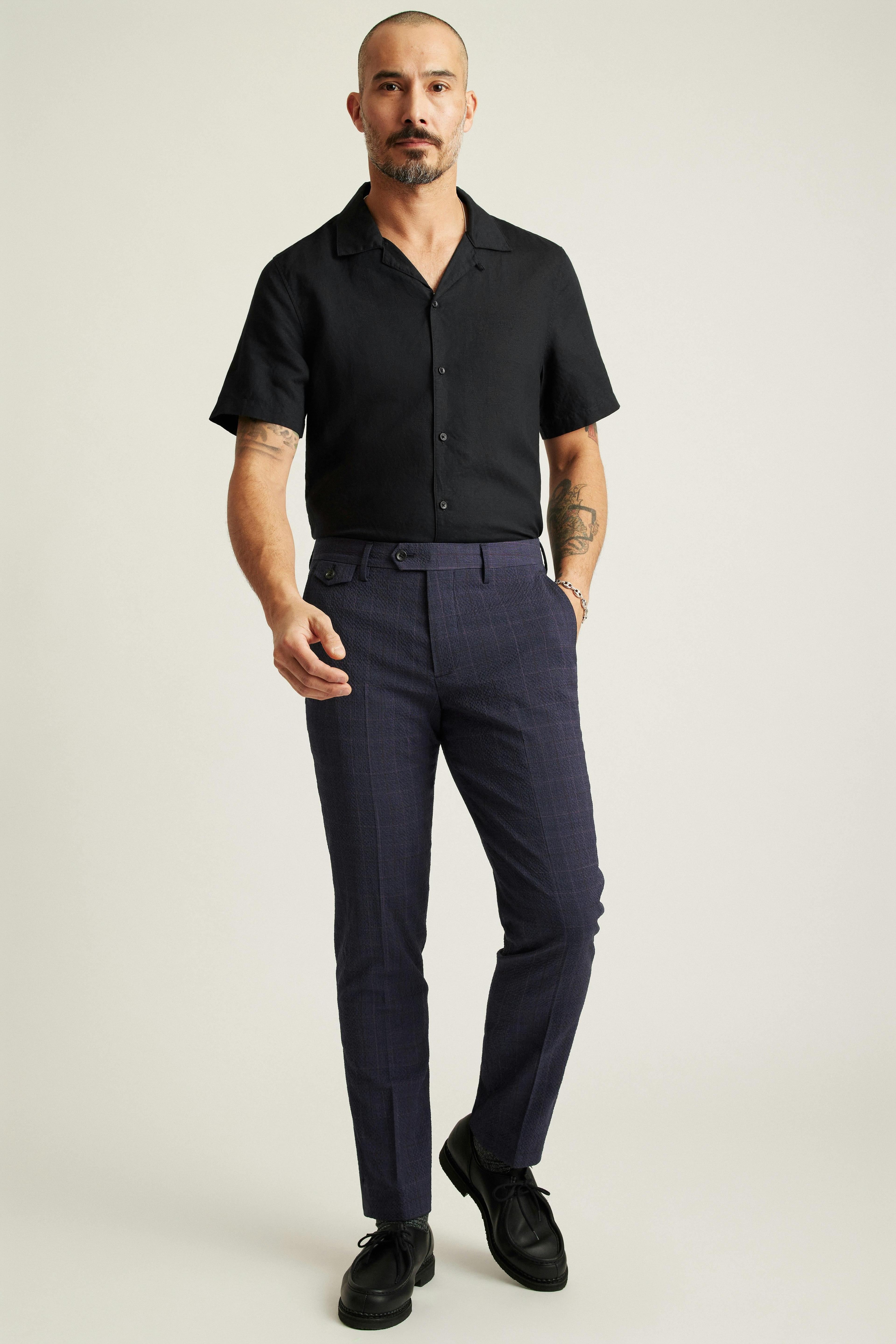 Jetsetter Italian Seersucker Dress Pant Product Image