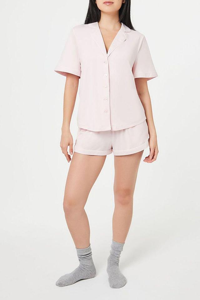 Shirt & Shorts Pajama Set | Forever 21 Product Image