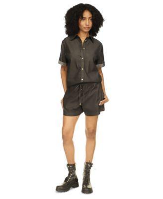 Michael Michael Kors Womens Chambray Button-Front Top Product Image