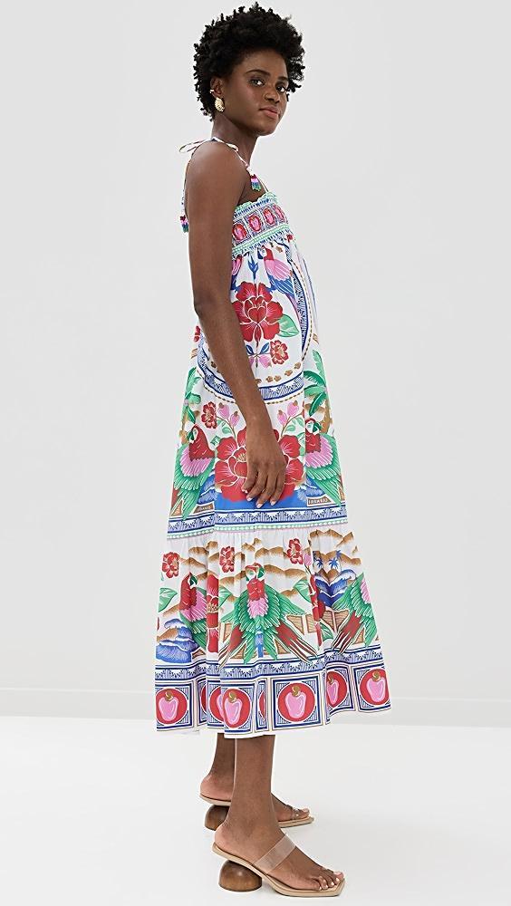 FARM Rio Flowers Beach Off White Maxi Dress | Shopbop Product Image