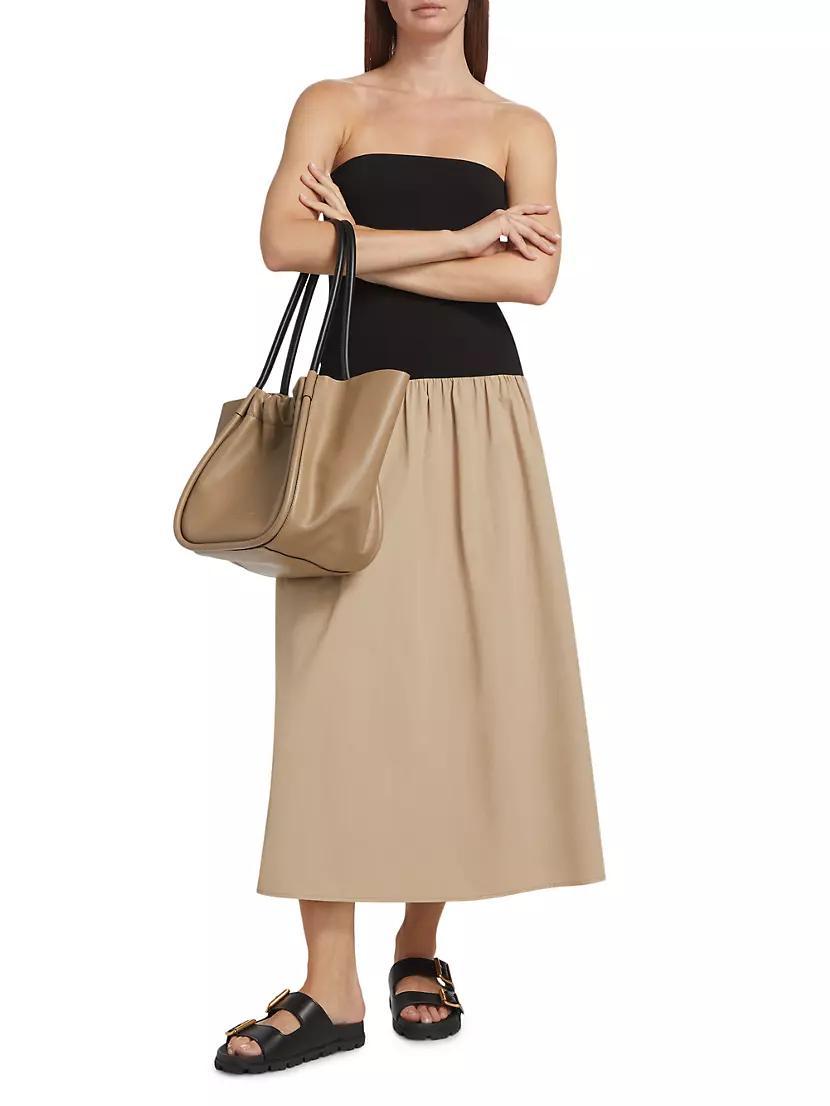 Kierstin Strapless Drop-Waist Midi-Dress Product Image