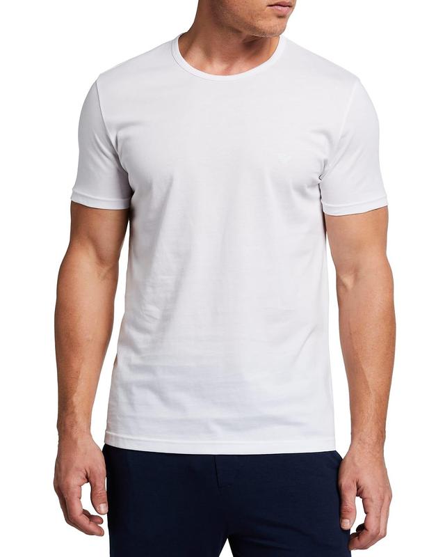 Emporio Armani Pure Cotton Crew Neck Undershirts 3 Product Image