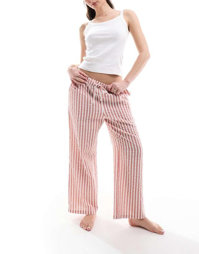 Lindex rib tank pajama top in off white Product Image