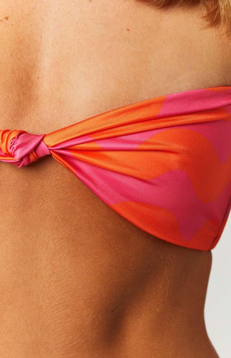 Two Swim Sherbet Pink Strapless Bandeau Knot Top Product Image