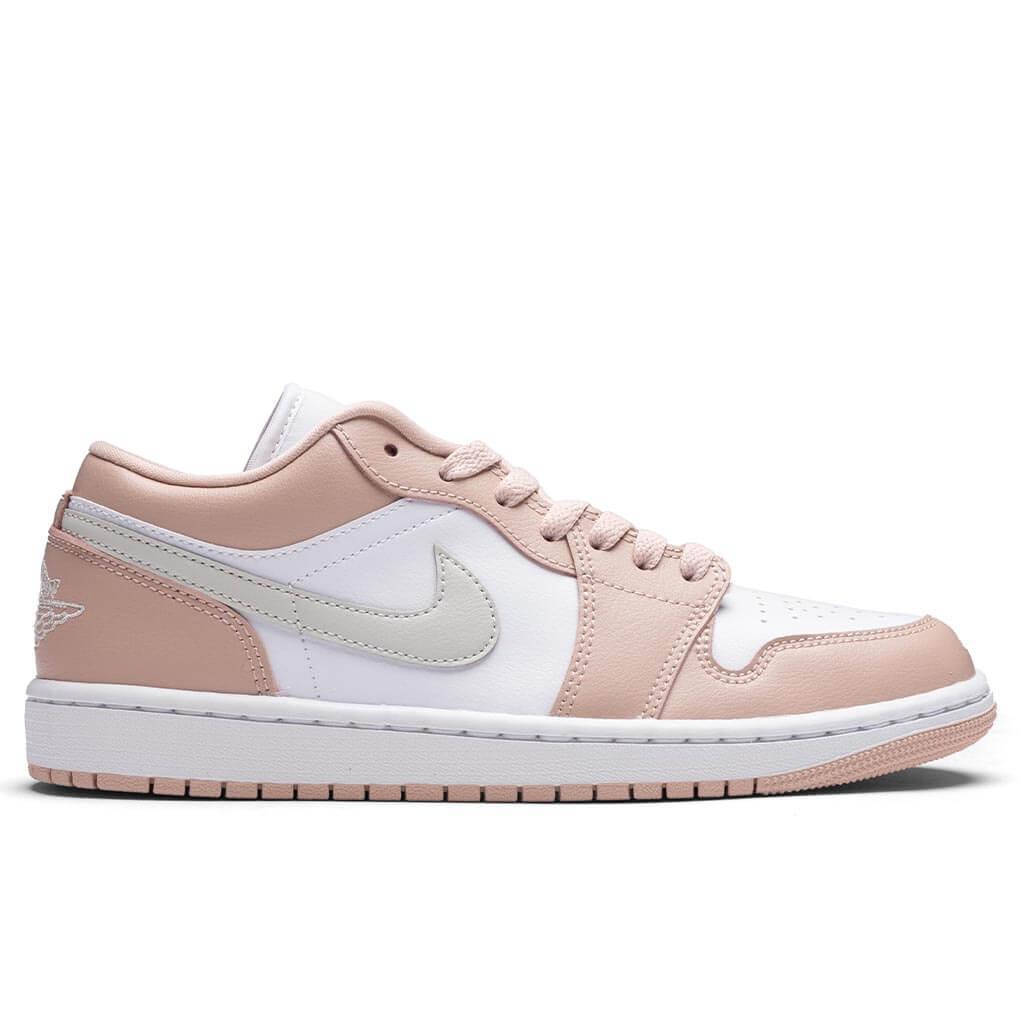 Air Jordan 1 Low Women's - White/Light Bone/Particle Beige Female Product Image