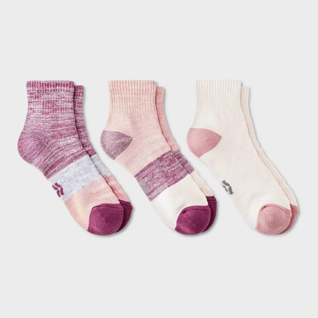 Womens Heavyweight Colorblock 3pk Boot Ankle Socks - All In Motion 4-10 Product Image